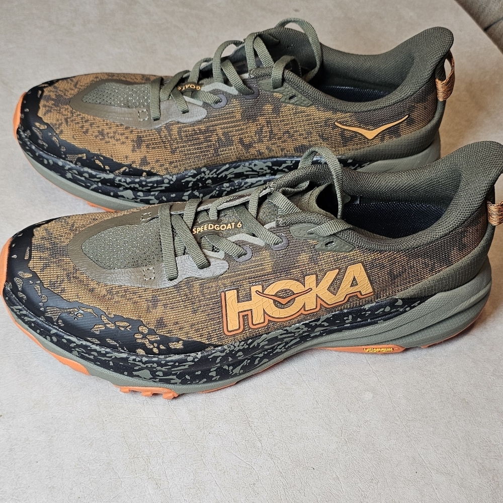 NWOB Mens Hoka Speedgoat 6 Trail Running Shoes - Picture 6 of 9